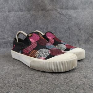 Roxy Shoes Womens 7.5 Slip On Sneakers Casual Canvas Pepperdine Print Lifestyle